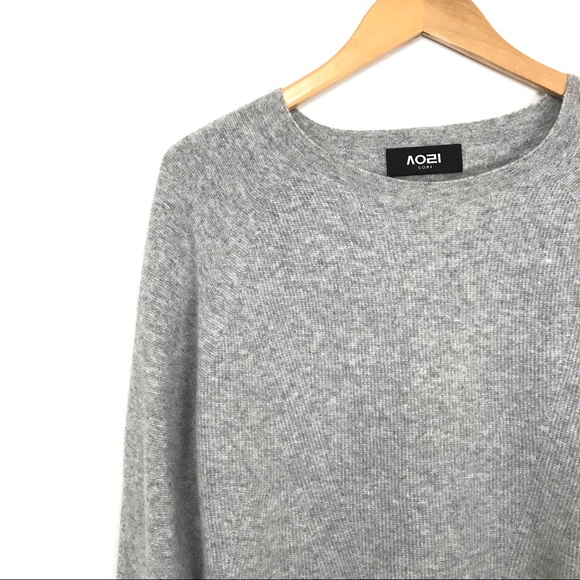 SORI Brand 3D Printed Knit Sweater Gray M/L B3 - Picture 2 of 6